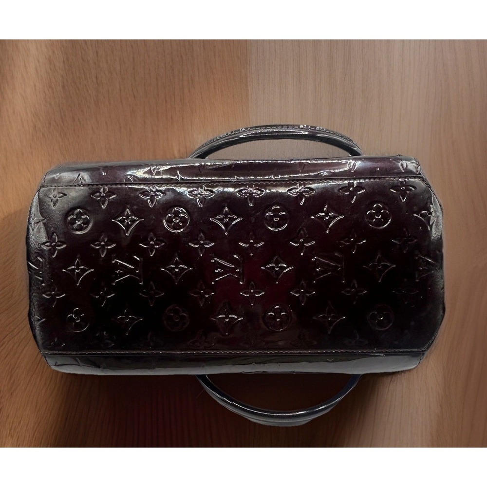 Louis Vuitton Monogram Vernis Bedford Rare Amarant Color Patent Leather Bag - Picture 10 of 11